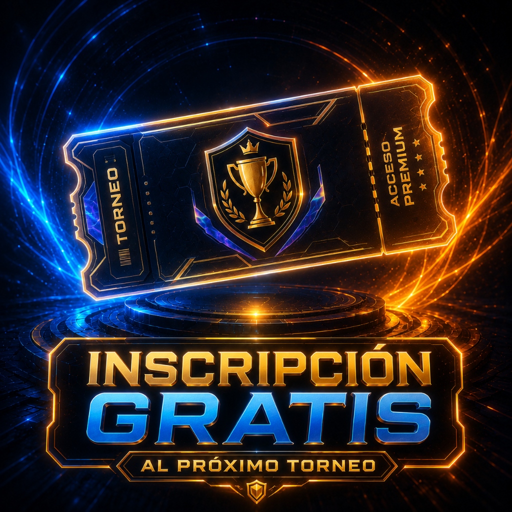 Inscripción gratis al próximo torneo