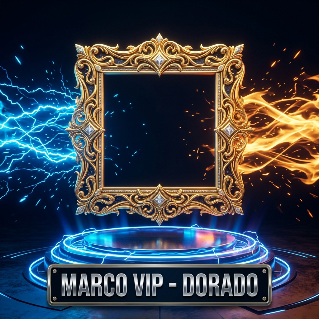 Marco de perfil VIP - Dorado