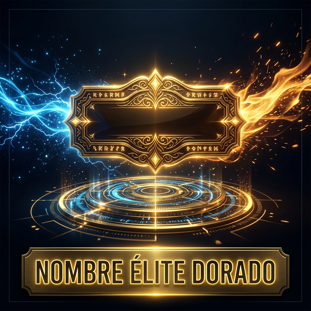 Nombre Élite Dorado